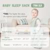 imageYoofoss Baby Wearable Blanket TOG 25 Winter Sleep Sack 1824 Months 100 Organic Cotton Toddler Sleeping Sack with 2Way Zipper Warm Quilted Sleep SackGreen