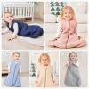 imageYoofoss Baby Wearable Blanket TOG 25 Winter Sleep Sack 1824 Months 100 Organic Cotton Toddler Sleeping Sack with 2Way Zipper Warm Quilted Sleep SackNavy Blue