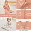 imageYoofoss Fleece Baby Sleep Sack 1218 Months with Plush Dots TOG 15 Baby Wearable Blanket with 2Way Zipper Organic Cotton Toddler Sleep Sack Fleece05 Togbrown