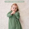 imageYoofoss Fleece Baby Sleep Sack 1218 Months with Plush Dots TOG 15 Baby Wearable Blanket with 2Way Zipper Organic Cotton Toddler Sleep Sack Fleece05 Toggreenfox