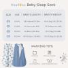 imageYoofoss Fleece Baby Sleep Sack 1218 Months with Plush Dots TOG 15 Baby Wearable Blanket with 2Way Zipper Organic Cotton Toddler Sleep Sack Fleece15 Tog  Cloud