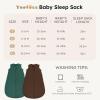 imageYoofoss Fleece Baby Sleep Sack 1218 Months with Plush Dots TOG 15 Baby Wearable Blanket with 2Way Zipper Organic Cotton Toddler Sleep Sack Fleece15 Toggreencoffee