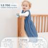 imageYoofoss Fleece Baby Sleep Sack 1218 Months with Plush Dots TOG 15 Baby Wearable Blanket with 2Way Zipper Organic Cotton Toddler Sleep Sack Fleece15 Tognavy  Dark Blue
