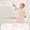 imageYoofoss Fleece Baby Sleep Sack 1218 Months with Plush Dots TOG 15 Baby Wearable Blanket with 2Way Zipper Organic Cotton Toddler Sleep Sack Fleece15 Togapricotpink