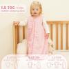 imageYoofoss Fleece Baby Sleep Sack 1218 Months with Plush Dots TOG 15 Baby Wearable Blanket with 2Way Zipper Organic Cotton Toddler Sleep Sack Fleece15 Togpinkgrey