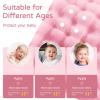 imageYoofoss Hooded Baby Towels for Newborn 2 Pack 100 Muslin Organic Cotton Baby Bath Towel with Hood for Babies Infant Toddler and Kids Large 32x32Inch Soft and Absorbent Newborn EssentialWhite and Pink