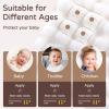 imageYoofoss Hooded Baby Towels for Newborn 2 Pack 100 Muslin Organic Cotton Baby Bath Towel with Hood for Babies Infant Toddler and Kids Large 32x32Inch Soft and Absorbent Newborn EssentialWhite2 Pack