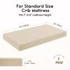 imageYoofoss Muslin Crib Sheets for Boys Girls 100 Cotton Fitted Baby Crib Sheet 2 Pack Soft and Breathable for Standard Crib Mattress ampamp Toddler Mattress 52quotx28quotCreambrown
