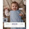 imageYoofoss Rayon Made from Bamboo Baby Sleep Sack 06 Months 10 Tog Baby Wearable Blanket Super Soft Infant Toddler Sleeping Sack 2Way ZipperBlue