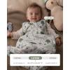 imageYoofoss Rayon Made from Bamboo Baby Sleep Sack 06 Months 10 Tog Baby Wearable Blanket Super Soft Infant Toddler Sleeping Sack 2Way ZipperGreen Fox