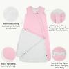 imageYoofoss Rayon Made from Bamboo Baby Sleep Sack 06 Months 10 Tog Baby Wearable Blanket Super Soft Infant Toddler Sleeping Sack 2Way ZipperPink