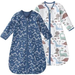 imageYoofoss Fleece Baby Sleep Sack 1218 Months with Plush Dots TOG 15 Baby Wearable Blanket with 2Way Zipper Organic Cotton Toddler Sleep Sack Fleece05 Togdinosaur