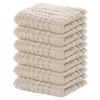 imageYoofoss Muslin Baby Washcloths 100 Organic Cotton Face Towels 6 Pack Wash Cloths for Baby 12x12in Soft and Absorbent Baby Wipes Gradient PinkApricot