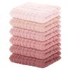 imageYoofoss Muslin Baby Washcloths 100 Organic Cotton Face Towels 6 Pack Wash Cloths for Baby 12x12in Soft and Absorbent Baby Wipes Gradient PinkGradient Pink