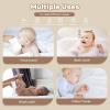imageYoofoss Muslin Baby Washcloths 100 Organic Cotton Face Towels 6 Pack Wash Cloths for Baby 12x12in Soft and Absorbent Baby Wipes Gradient PinkWhite