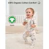 imageYoofoss Baby Pajamas 100 Cotton Baby Sleepers for Newborn 03 36 69 Months Boys Girl Clothes 3pcs Footed PJsBrown Animal