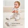 imageYoofoss Baby Pajamas 100 Cotton Baby Sleepers for Newborn 03 36 69 Months Boys Girl Clothes 3pcs Footed PJsBrown Animal