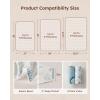 imageYoofoss Pack and Play Sheets Girl 2 Pack 38x26 Mini Crib Sheets Fitted for Baby Compatible with Graco Pack n Play MattressUltra Soft Breathable Microfiber Pink FloralUnderwater World