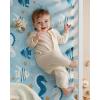 imageYoofoss Pack and Play Sheets Girl 2 Pack 38x26 Mini Crib Sheets Fitted for Baby Compatible with Graco Pack n Play MattressUltra Soft Breathable Microfiber Pink FloralUnderwater World