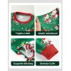 imageYoofoss Toddler Pajamas 100 Organic Cotton 4 Piece Long Sleeve Winter Pajama Set Kids Pajamas Boys Girls Snug Fit Pjs SetGreensanta Claus
