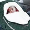 imageYoofoss Baby Car Seat Cover Winter Carseat Canopies Cover to Protect Baby from Cold Wind Super Warm Plush Fleece Baby Carrier Cover for Infant Boys Girls BlackDark Green