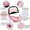 imageYoofoss Baby Car Seat Cover Winter Carseat Canopies Cover to Protect Baby from Cold Wind Super Warm Plush Fleece Baby Carrier Cover for Infant Boys Girls BlackPink