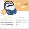 imageYoofoss Baby Car Seat Cover Winter Carseat Canopies Cover to Protect Baby from Cold Wind Super Warm Plush Fleece Baby Carrier Cover for Infant Boys Girls BlackBlue