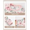 imageYoofoss Toddler Pajamas 100 Organic Cotton Girls Boys Pajamas for Kids Fall Winter Snug Fit Long Sleeves Pjs SetLongpink Flower