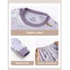 imageYoofoss Toddler Pajamas 100 Organic Cotton Girls Boys Pajamas for Kids Fall Winter Snug Fit Long Sleeves Pjs SetLongpurple Unicorn