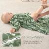 image:imageYoofoss Baby Sleep Sack 612 Months Long Sleeve Sleep Sack 15 Tog Fleece Baby Wearable Blanket with 2Way Zipper Soft Warm15 Togapricot Green Giraffe