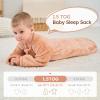 image:imageYoofoss Baby Sleep Sack 612 Months Long Sleeve Sleep Sack 15 Tog Fleece Baby Wearable Blanket with 2Way Zipper Soft Warm15 Togbrown Giraffe