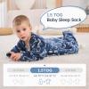 image:imageYoofoss Baby Sleep Sack 612 Months Long Sleeve Sleep Sack 15 Tog Fleece Baby Wearable Blanket with 2Way Zipper Soft Warm15 Togdark Blue Dinosaur