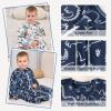 image:imageYoofoss Baby Sleep Sack 612 Months Long Sleeve Sleep Sack 15 Tog Fleece Baby Wearable Blanket with 2Way Zipper Soft Warm15 Togdark Blue Dinosaur
