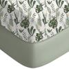 image:imageYoofoss Bassinet Sheets for Baby3Pack Fitted Bassinet Sheets Set Compatible with Halo Bassinest Swivel SleeperBaby DelightAngelblissSoft Breathable Bassinet Mattress Sheets BrownAnimalsGreen  Banana Leaves