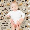 image:imageYoofoss Bassinet Sheets for Baby3Pack Fitted Bassinet Sheets Set Compatible with Halo Bassinest Swivel SleeperBaby DelightAngelblissSoft Breathable Bassinet Mattress Sheets BrownAnimalsBrownstripe