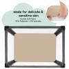 image:imageYoofoss Bassinet Sheets for Baby3Pack Fitted Bassinet Sheets Set Compatible with Halo Bassinest Swivel SleeperBaby DelightAngelblissSoft Breathable Bassinet Mattress Sheets BrownAnimalsApricotgreen