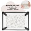 image:imageYoofoss Bassinet Sheets for Baby3Pack Fitted Bassinet Sheets Set Compatible with Halo Bassinest Swivel SleeperBaby DelightAngelblissSoft Breathable Bassinet Mattress Sheets BrownAnimalsBrownleaf