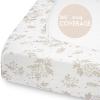image:imageYoofoss Bassinet Sheets for Baby3Pack Fitted Bassinet Sheets Set Compatible with Halo Bassinest Swivel SleeperBaby DelightAngelblissSoft Breathable Bassinet Mattress Sheets BrownAnimalsBrownleaf