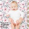 image:imageYoofoss Bassinet Sheets for Baby3Pack Fitted Bassinet Sheets Set Compatible with Halo Bassinest Swivel SleeperBaby DelightAngelblissSoft Breathable Bassinet Mattress Sheets BrownAnimalsPink Floral