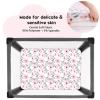 image:imageYoofoss Bassinet Sheets for Baby3Pack Fitted Bassinet Sheets Set Compatible with Halo Bassinest Swivel SleeperBaby DelightAngelblissSoft Breathable Bassinet Mattress Sheets BrownAnimalsPink Floral