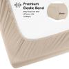 image:imageYoofoss Bassinet Sheets for Baby3Pack Fitted Bassinet Sheets Set Compatible with Halo Bassinest Swivel SleeperBaby DelightAngelblissSoft Breathable Bassinet Mattress Sheets BrownAnimalsBrownleaf