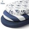 image:imageYoofoss Bassinet Sheets for Baby3Pack Fitted Bassinet Sheets Set Compatible with Halo Bassinest Swivel SleeperBaby DelightAngelblissSoft Breathable Bassinet Mattress Sheets BrownAnimalsPanda