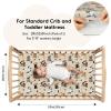 image:imageYoofoss Bassinet Sheets for Baby3Pack Fitted Bassinet Sheets Set Compatible with Halo Bassinest Swivel SleeperBaby DelightAngelblissSoft Breathable Bassinet Mattress Sheets BrownAnimalsBrownstripe