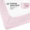 image:imageYoofoss Bassinet Sheets for Baby3Pack Fitted Bassinet Sheets Set Compatible with Halo Bassinest Swivel SleeperBaby DelightAngelblissSoft Breathable Bassinet Mattress Sheets BrownAnimalsPink Floral