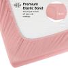 image:imageYoofoss Bassinet Sheets for Baby3Pack Fitted Bassinet Sheets Set Compatible with Halo Bassinest Swivel SleeperBaby DelightAngelblissSoft Breathable Bassinet Mattress Sheets BrownAnimalsPinklove