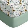 image:imageYoofoss Bassinet Sheets for Baby3Pack Fitted Bassinet Sheets Set Compatible with Halo Bassinest Swivel SleeperBaby DelightAngelblissSoft Breathable Bassinet Mattress Sheets BrownAnimalsGreen  Giraffe