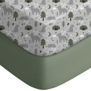 image:imageYoofoss Bassinet Sheets for Baby3Pack Fitted Bassinet Sheets Set Compatible with Halo Bassinest Swivel SleeperBaby DelightAngelblissSoft Breathable Bassinet Mattress Sheets BrownAnimalsFox