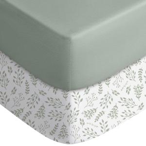 image:imageYoofoss Bassinet Sheets for Baby3Pack Fitted Bassinet Sheets Set Compatible with Halo Bassinest Swivel SleeperBaby DelightAngelblissSoft Breathable Bassinet Mattress Sheets BrownAnimalsGreenleaf