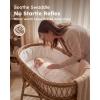 image:imageYoofoss Baby Swaddles for Newborns 100 Organic Cotton Adjustable Swaddle 03 Months 2 Zippers Newborn Swaddle Sack Breathable Soft DurableBrown Green White Floral Vine
