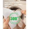 image:imageYoofoss Baby Swaddles for Newborns 100 Organic Cotton Adjustable Swaddle 03 Months 2 Zippers Newborn Swaddle Sack Breathable Soft DurableBrown Green White Floral Vine
